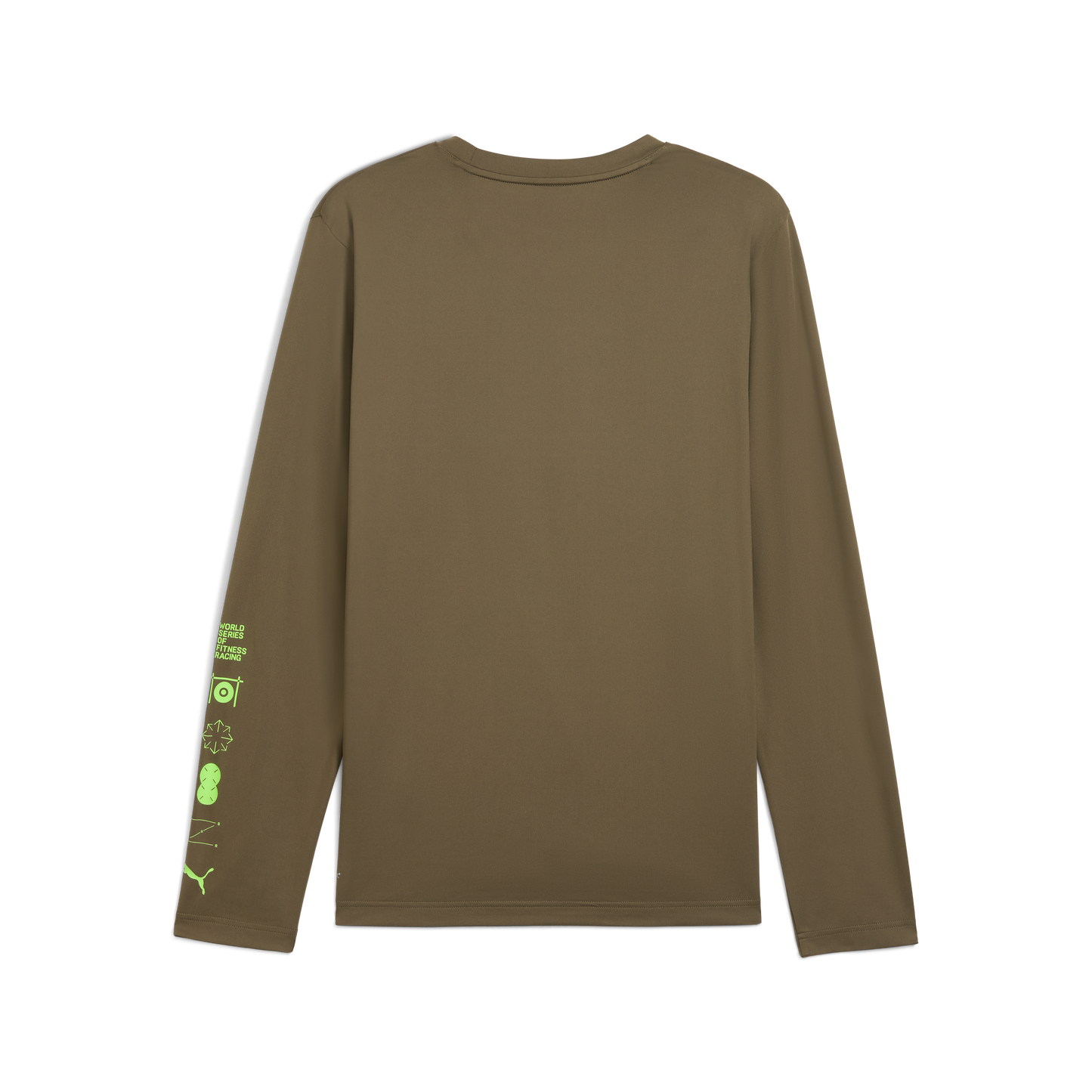 M PUMA x HYROX Cloudspun LS Tee Loden Green