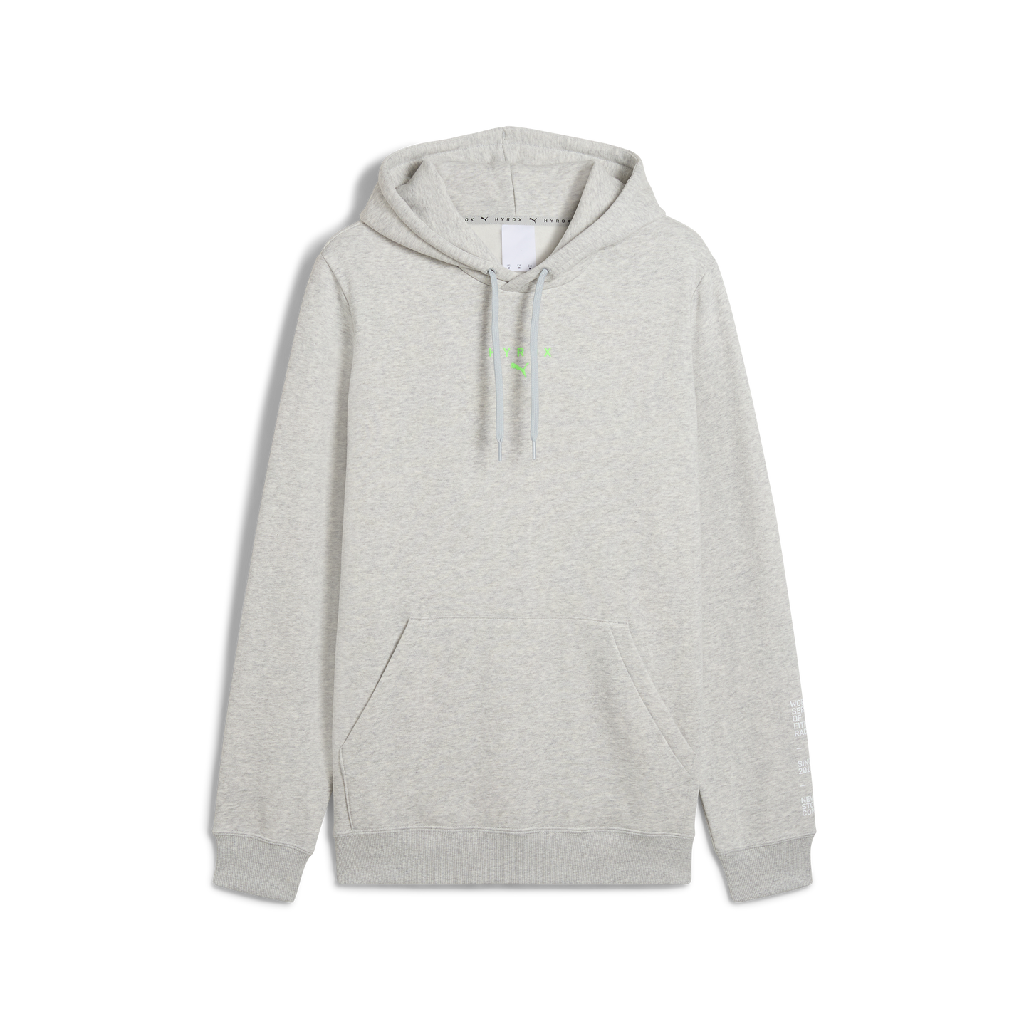 M PUMA x HYROX Heavyweight Hoodie Light Gray