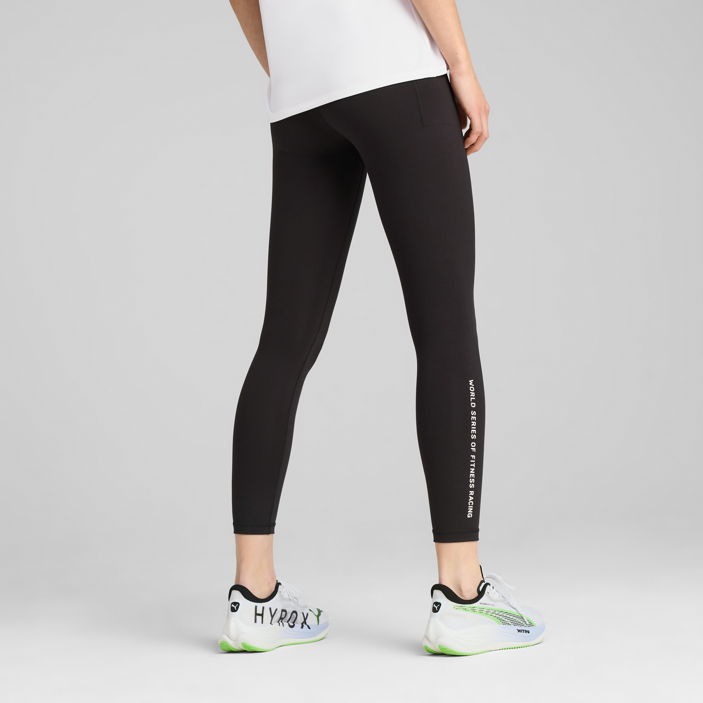 W PUMA x HYROX Cloudspun Full Tight Puma Black