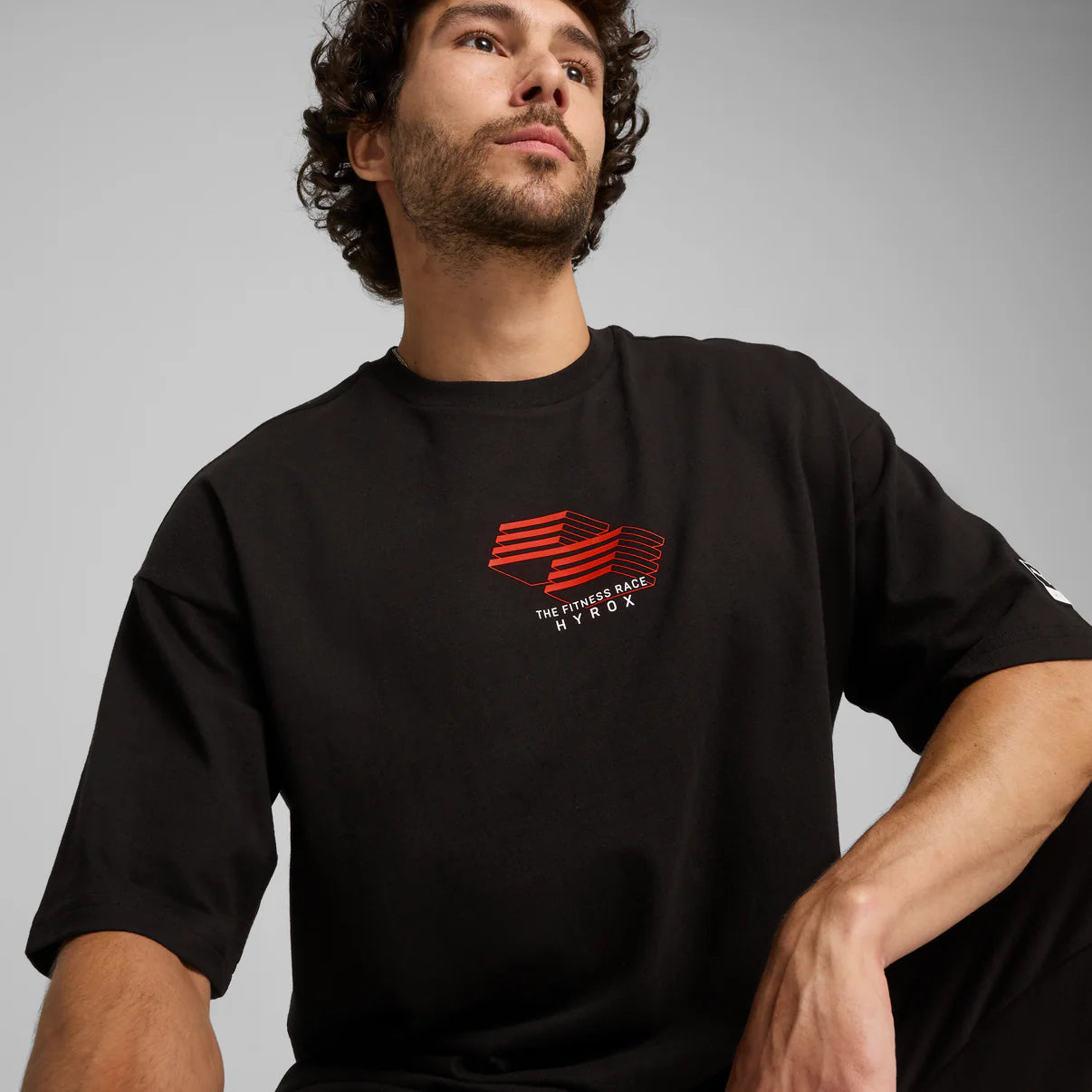 HYROX x PUMA Oversized Graphic Tee Puma Black