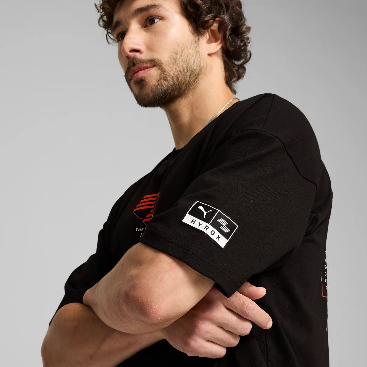 HYROX x PUMA Oversized Graphic Tee Puma Black