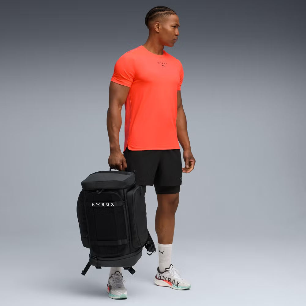 M PUMA x HYROX CLOUDSPUN THERMOADAPT TEE Glowing Red