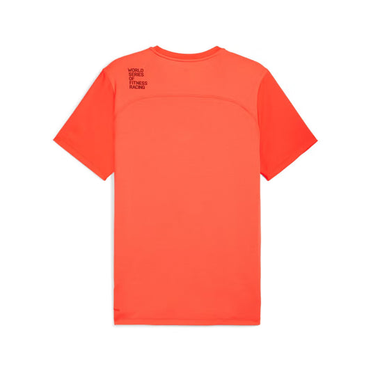 M PUMA x HYROX CLOUDSPUN THERMOADAPT TEE Glowing Red