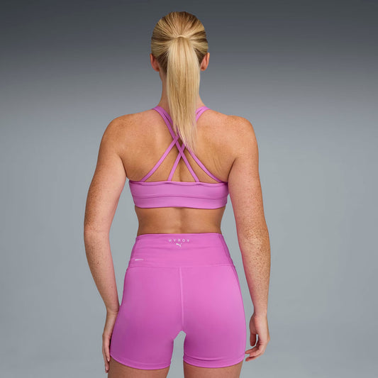 PUMA x HYROX Move Strappy Bra Electric Orchid