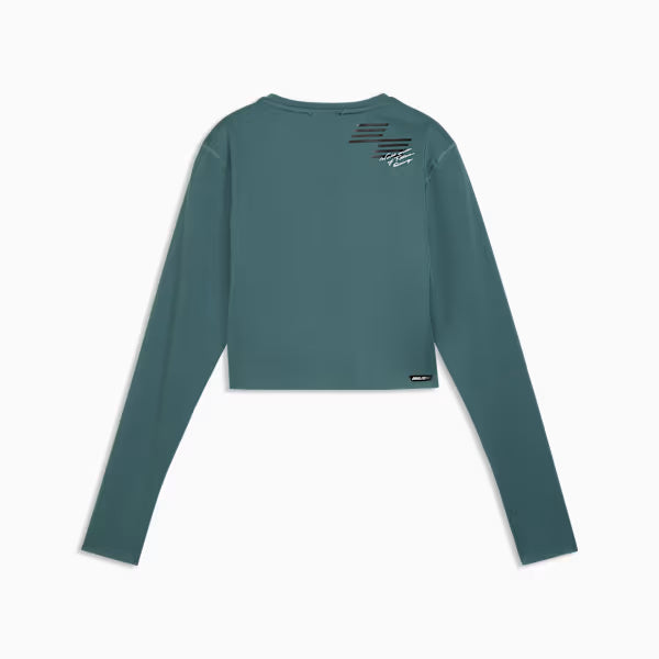 W PUMA X HYROX PWRMODE CROPPED LS Herb Garden