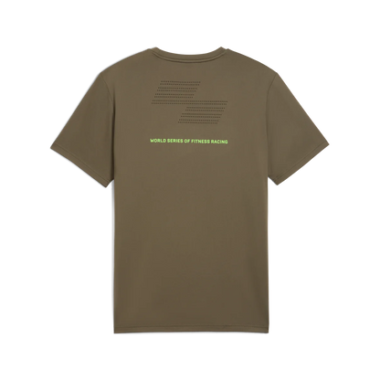 M PUMA x HYROX Cloudspun Tee Loden Green