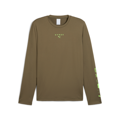 M PUMA x HYROX Cloudspun LS Tee Loden Green