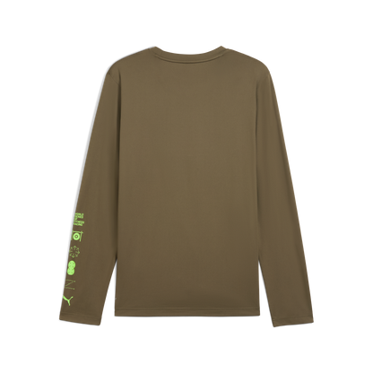 M PUMA x HYROX Cloudspun LS Tee Loden Green