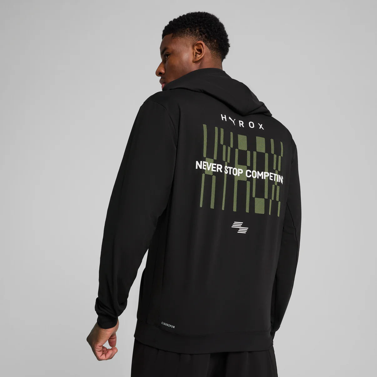 M PUMA x HYROX Cloudspun Hoodie PUMA Black