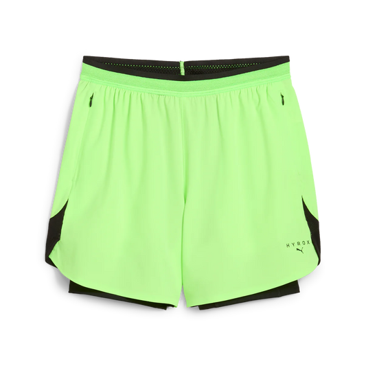 M PUMA x HYROX 2in1 Training Short Green