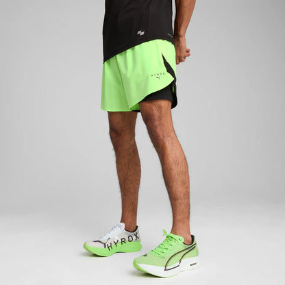 M PUMA x HYROX 2in1 Training Short Green