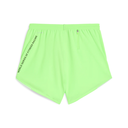 W PUMA x HYROX Ultraweave Velocity 4" Short - Green