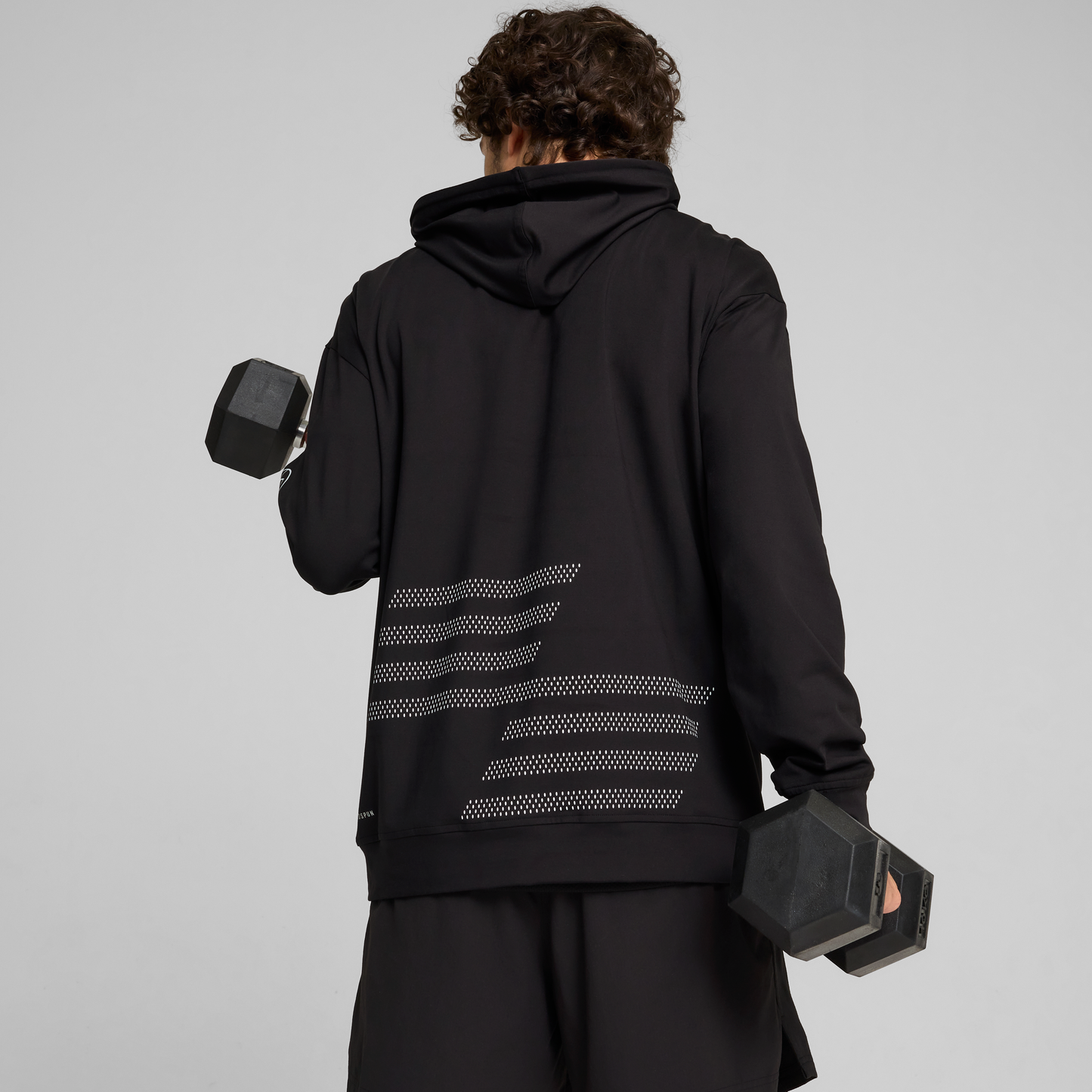 HYROX x PUMA M Studio Cloudspun Hoodie Puma Black
