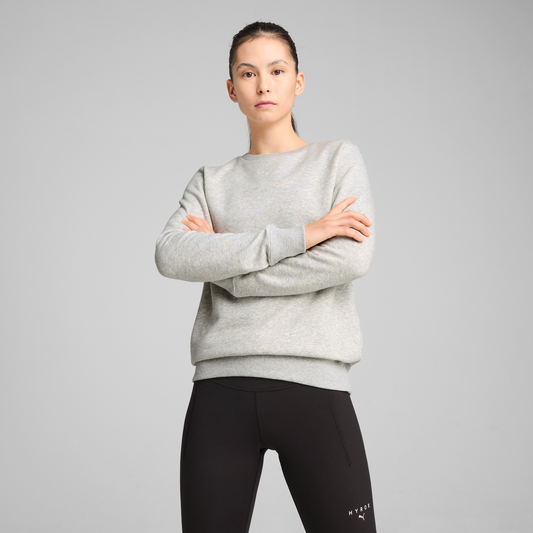 W PUMA x HYROX Crewneck Light Gray Heather