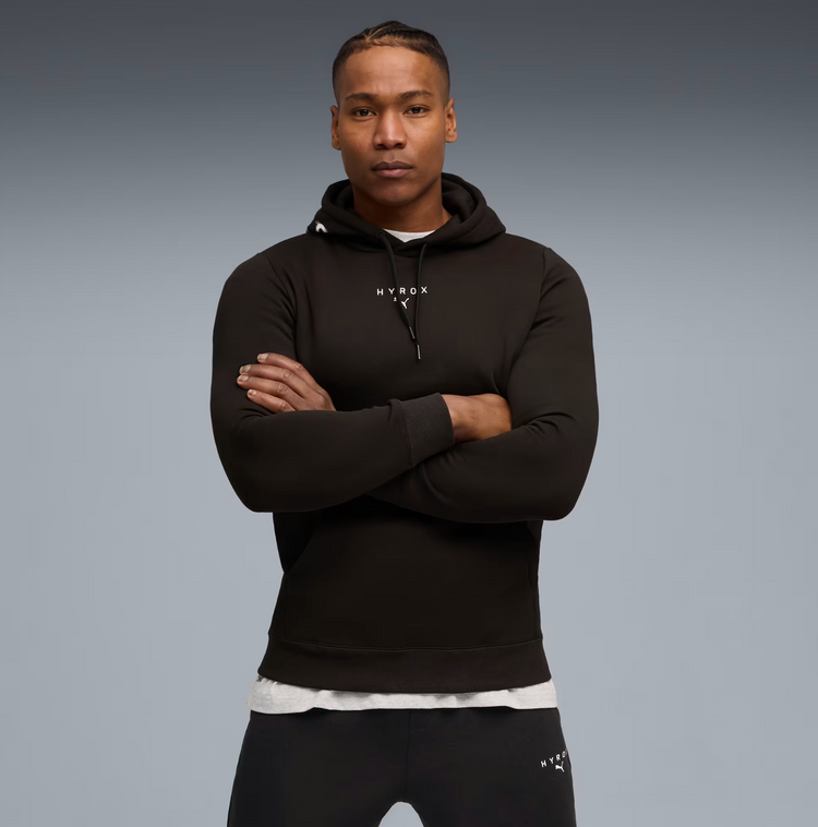 M PUMA x HYROX HEAVYWEIGHT HOODIE PUMA Black