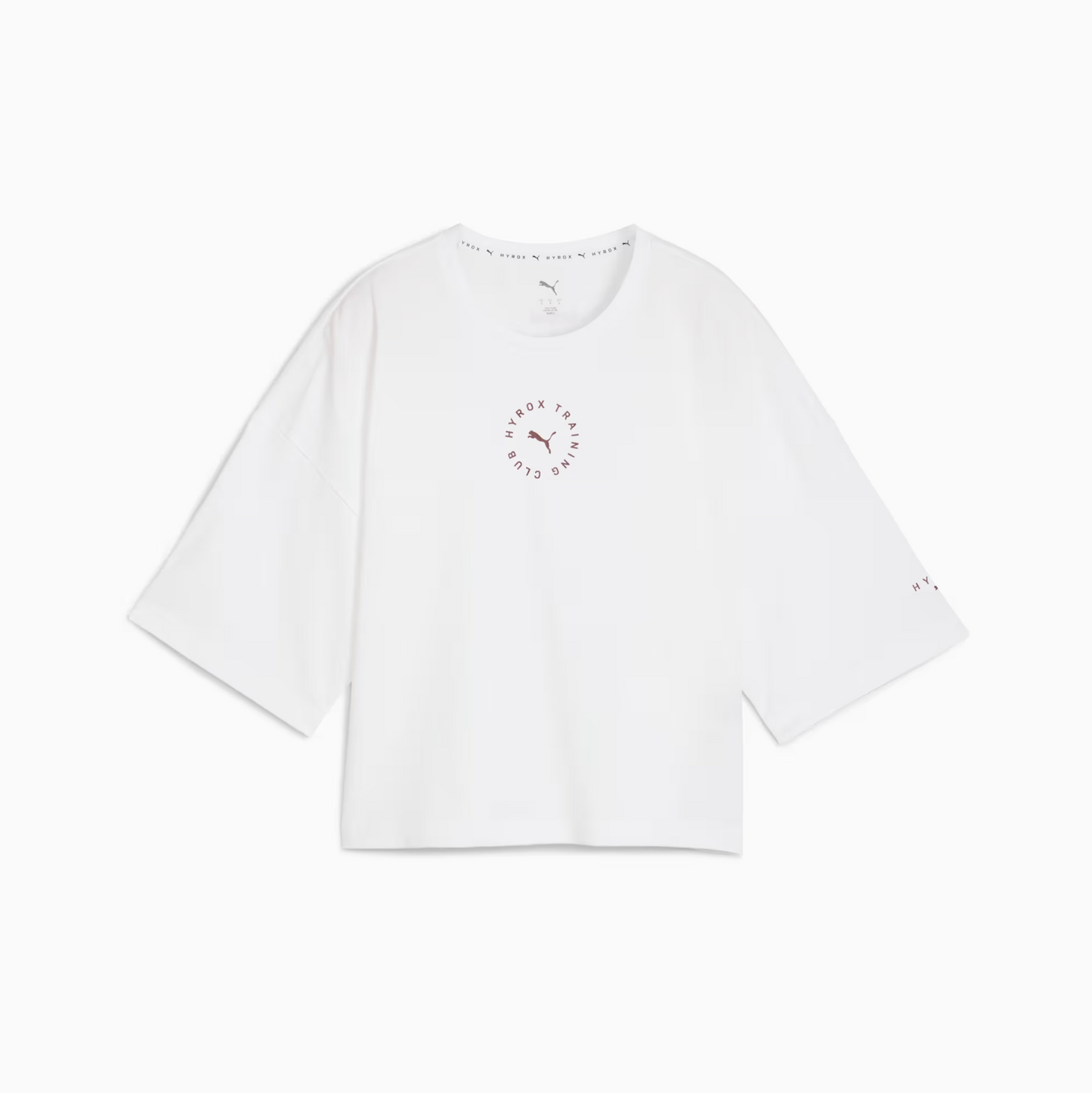 W PUMA x HYROX CROPPED LIFESTYLE TEE PUMA White