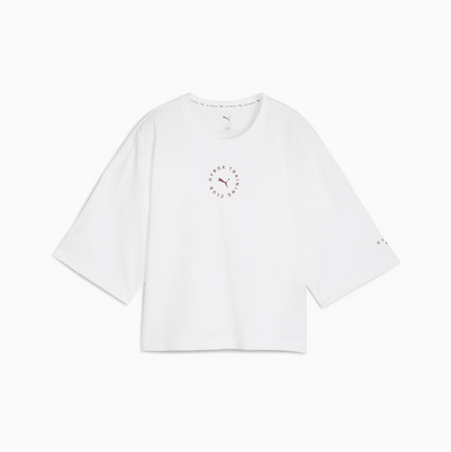 W PUMA x HYROX CROPPED LIFESTYLE TEE PUMA White