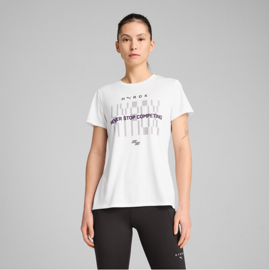 W PUMA x HYROX Tad Tee Puma White