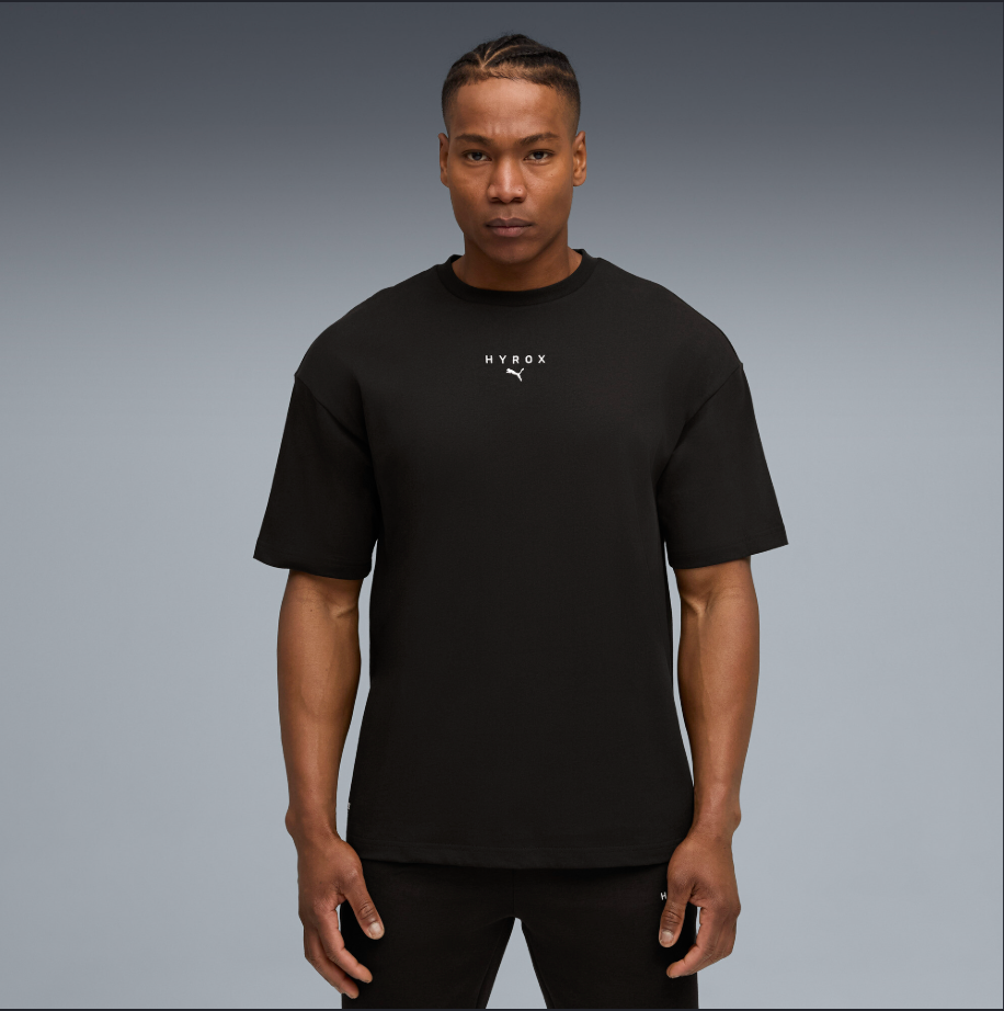 Mens PUMA x HYROX LIFESTYLE TEE PUMA Black