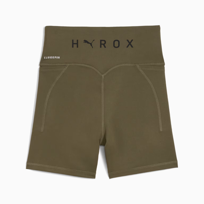 W PUMA x HYROX Cloudspun 3" Short Tight - Green