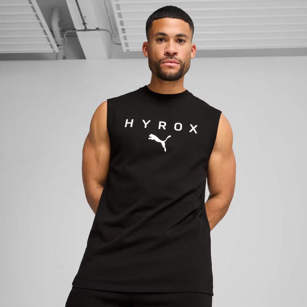 UNISEX PUMA x HYROX CUTOFF TANK PUMA Black