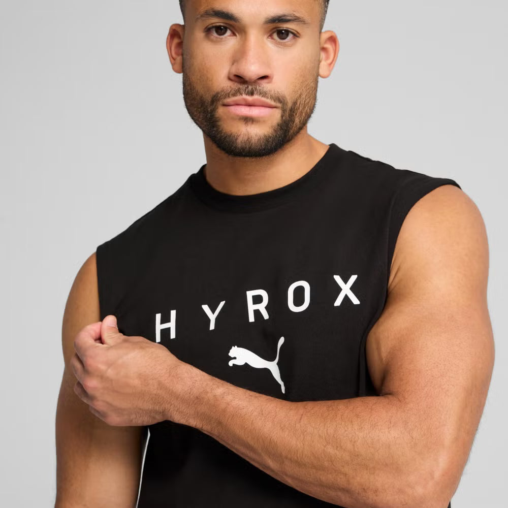 UNISEX PUMA x HYROX CUTOFF TANK PUMA Black