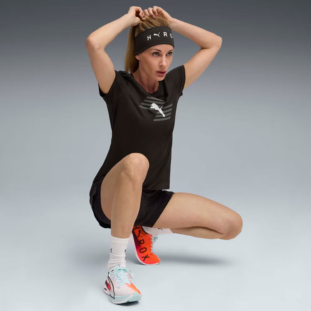 W PUMA x HYROX POLY GRAPHIC TEE PUMA Black