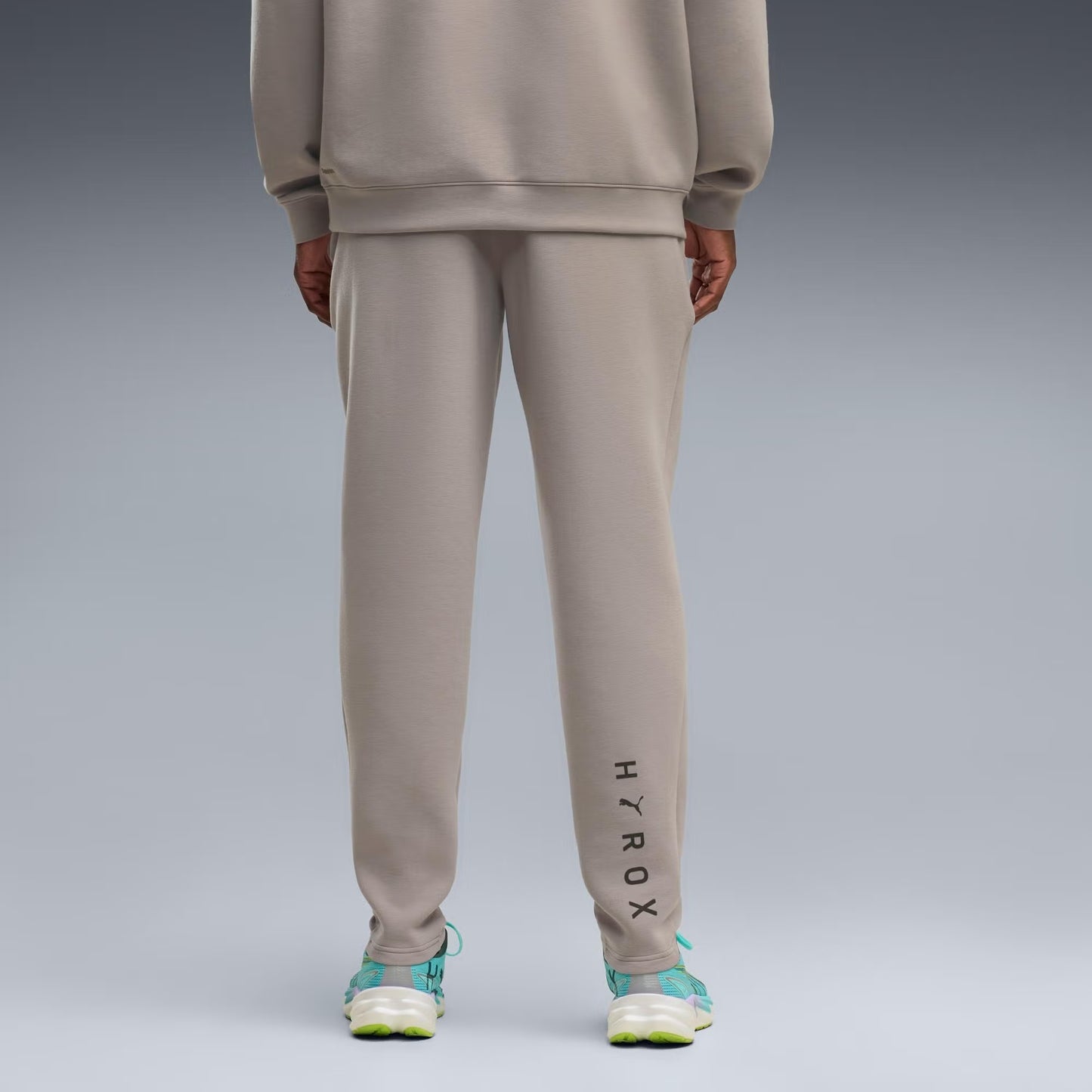 M PUMA X HYROX CLOUDSPUN ELEVATED PANTS Mouse Gray