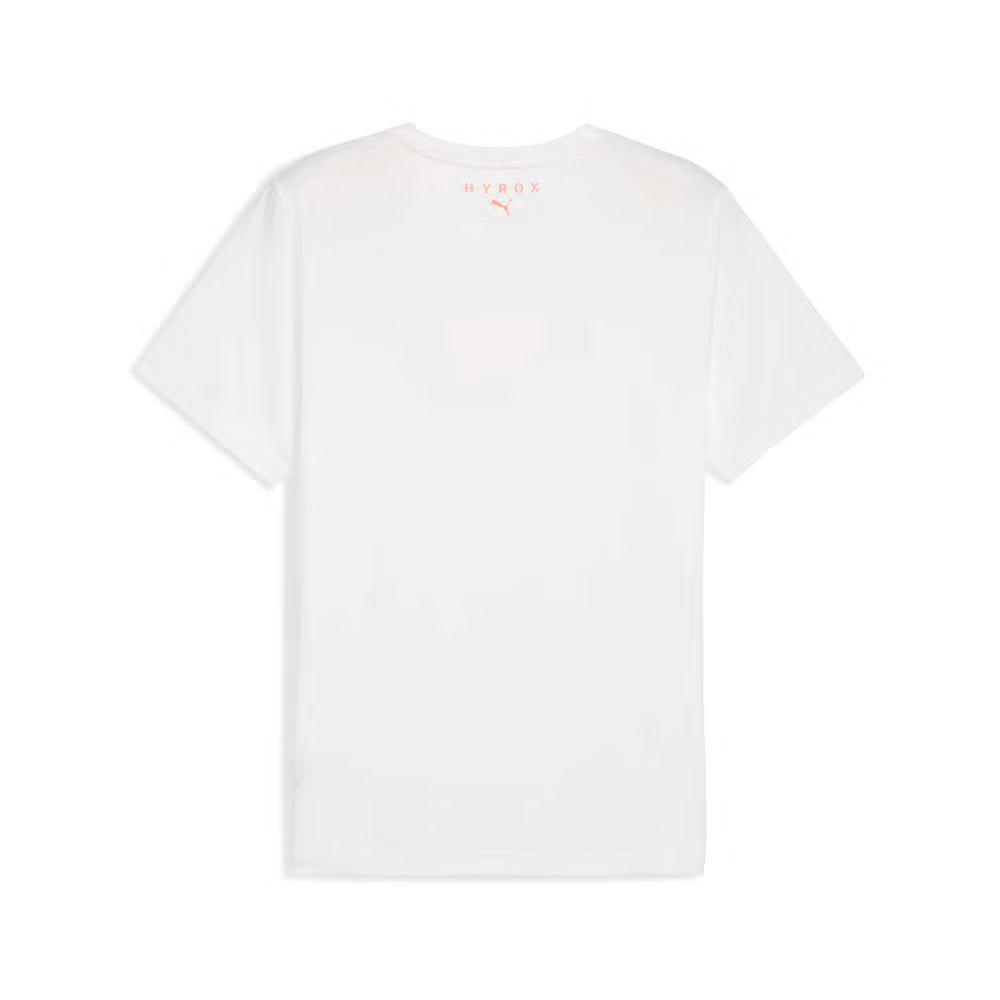 M PUMA x HYROX POLY GRAPHIC TEE PUMA White