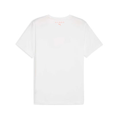 M PUMA x HYROX POLY GRAPHIC TEE PUMA White