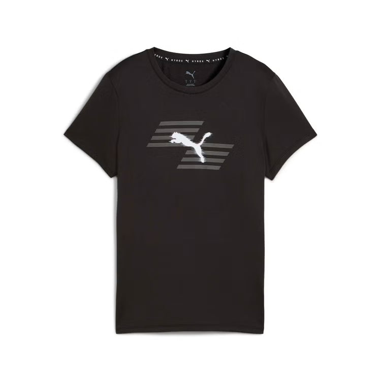 W PUMA x HYROX POLY GRAPHIC TEE PUMA Black