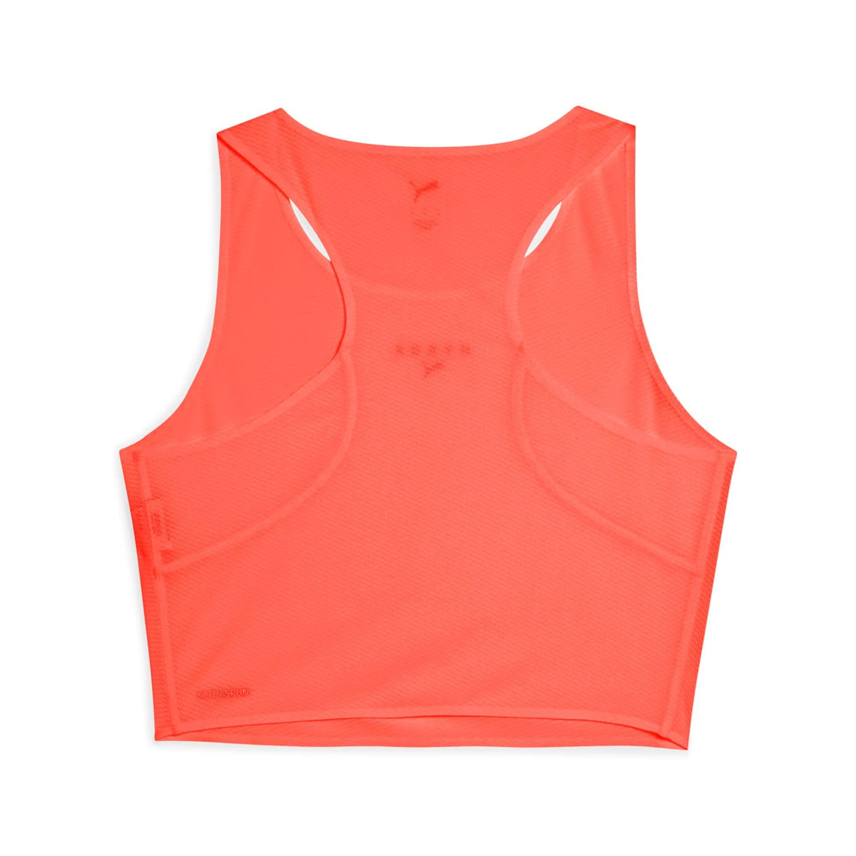 W PUMA x HYROX Ultraspun Crop Tank Glowing Red