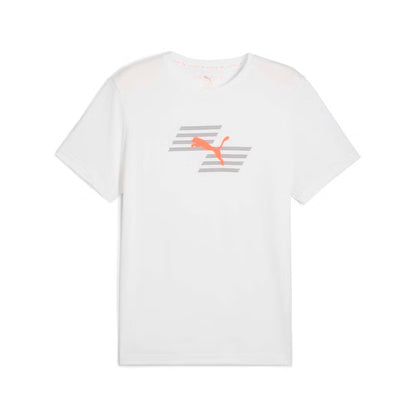 M PUMA x HYROX POLY GRAPHIC TEE PUMA White