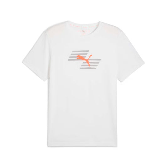 M PUMA x HYROX POLY GRAPHIC TEE PUMA White