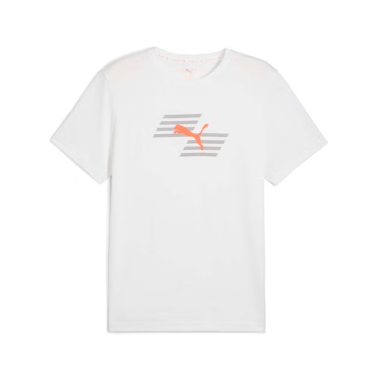 M PUMA x HYROX POLY GRAPHIC TEE PUMA White