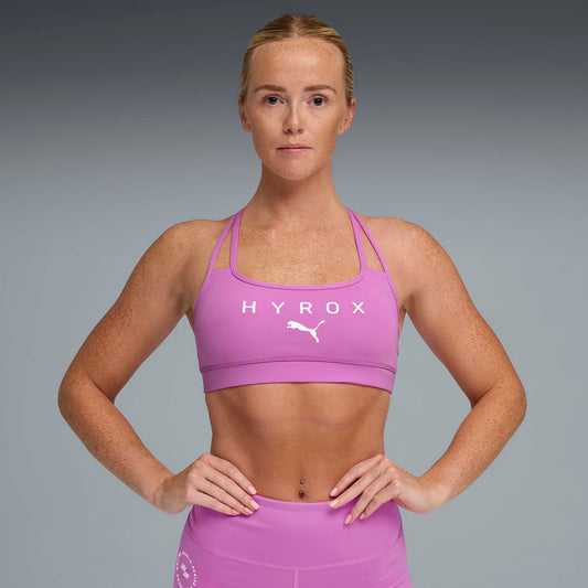 PUMA x HYROX Move Strappy Bra Electric Orchid