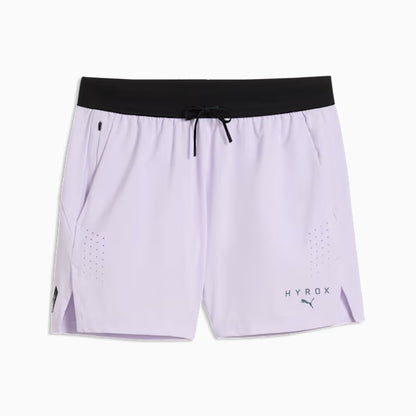 M PUMA X HYROX PWRMODE 5" SHORTS Light Lavender
