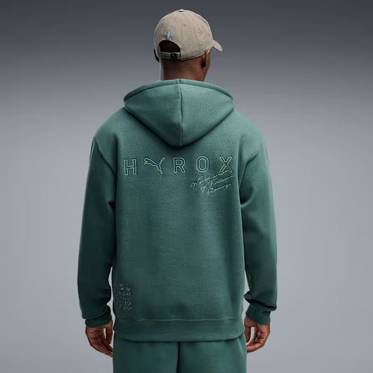 M PUMA X HYROX HEAVYWEIGHT HOODIE Herb Garden