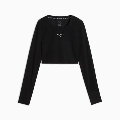 W PUMA x HYROX Shapeluxe LS Cropped Tee