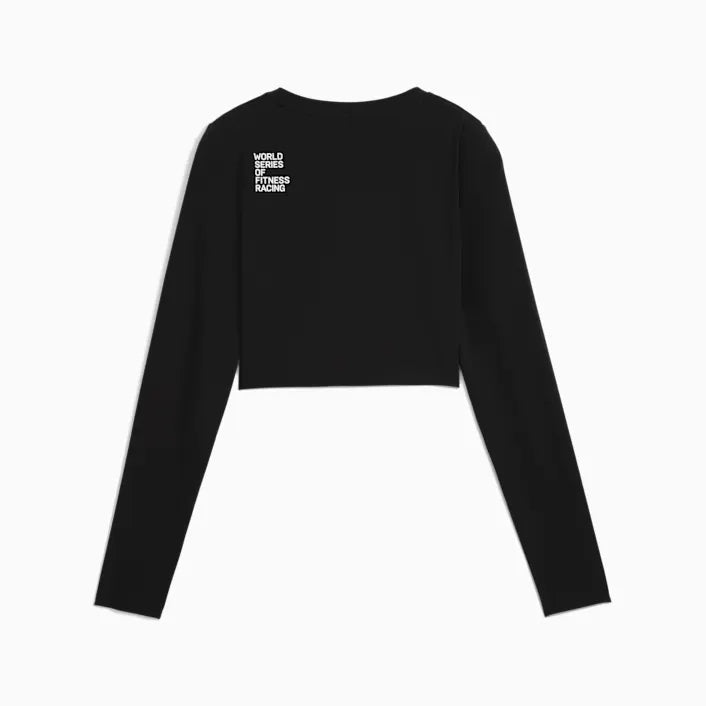 W PUMA x HYROX Shapeluxe LS Cropped Tee
