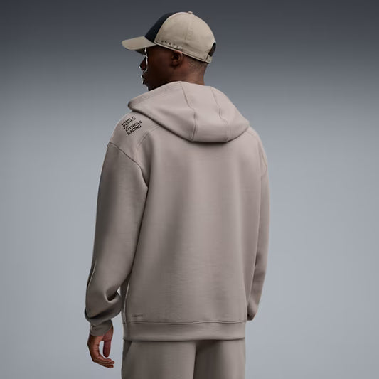 M PUMA X HYROX CLOUDSPUN HOODIE Mouse Gray