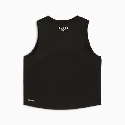 W PUMA x HYROX Cloudspun ThermoAdapt Crop Tank Puma Black