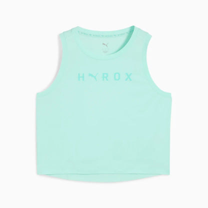 W PUMA x HYROX Cloudspun ThermoAdapt Crop Tank Mint Melt