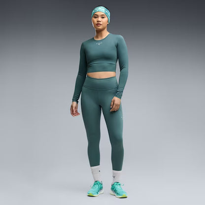 W PUMA X HYROX PWRMODE CROPPED LS Herb Garden