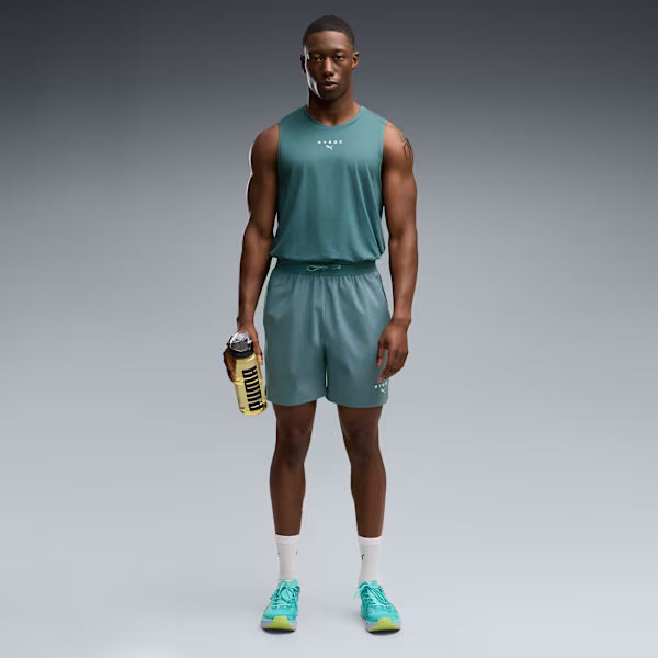 M PUMA x HYROX 7" PWRTRAIN SHORTS Herb Garden