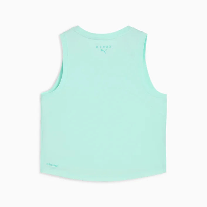 W PUMA x HYROX Cloudspun ThermoAdapt Crop Tank Mint Melt
