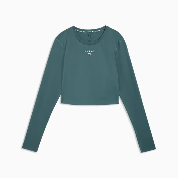 W PUMA X HYROX PWRMODE CROPPED LS Herb Garden