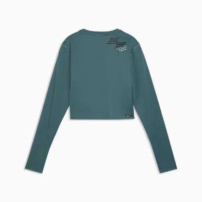 W PUMA X HYROX PWRMODE CROPPED LS Herb Garden