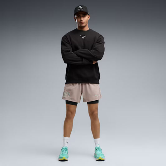 M PUMA X HYROX HEAVYWEIGHT CREWNECK PUMA Black