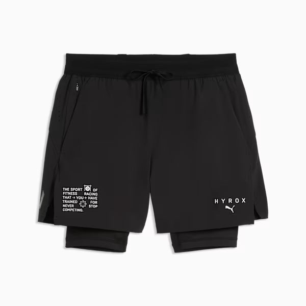 M PUMA x HYROX 2in1 PWRMODE SHORTS PUMA Black